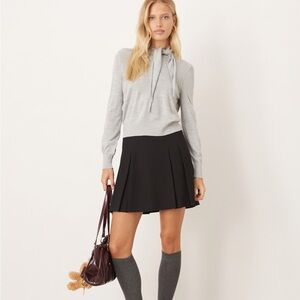 Mango Turtleneck Sweater With Knot